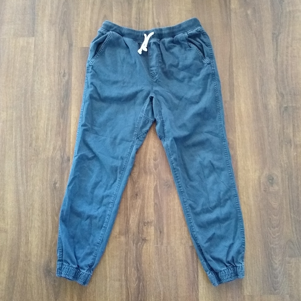 Blue jogger pants